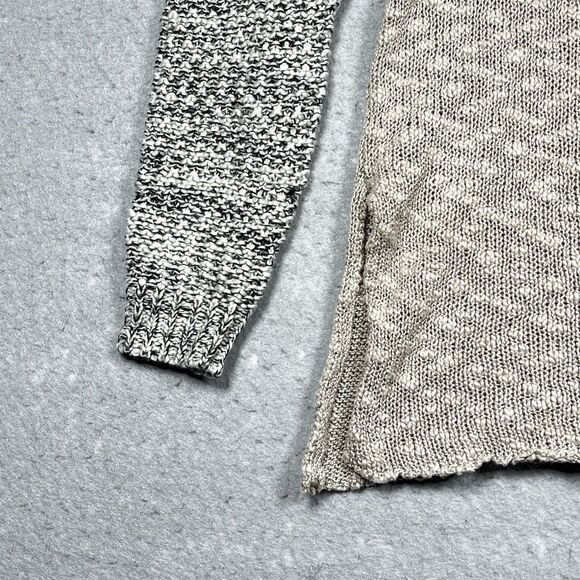 BKE Sweater Womens Size XS Beige Buckle Pullover Long Sleeve Crew Neck - Picture 4 of 10